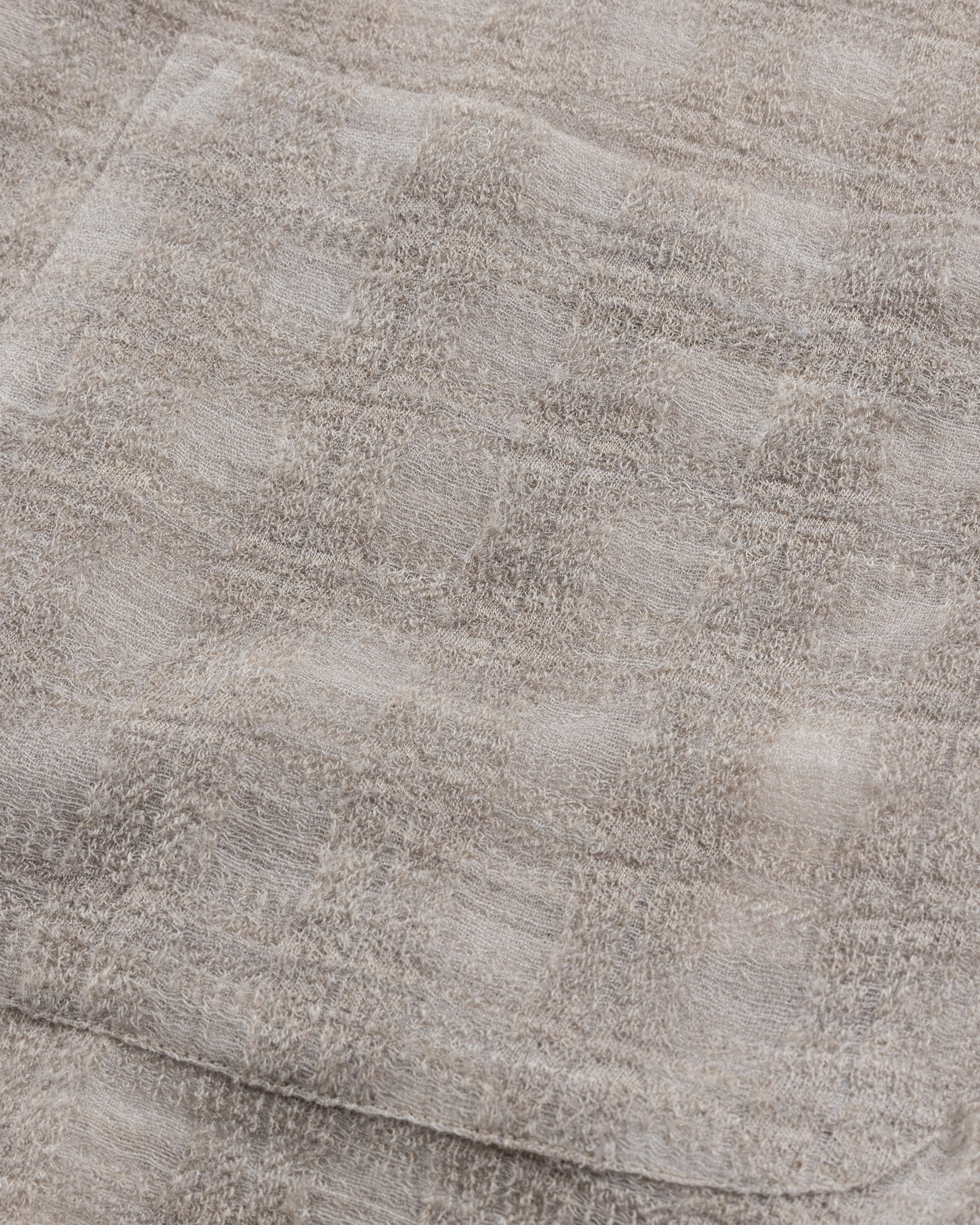 Our Legacy – Cardigan Grey Disintegration Check - Knitwear - Grey - Image 5