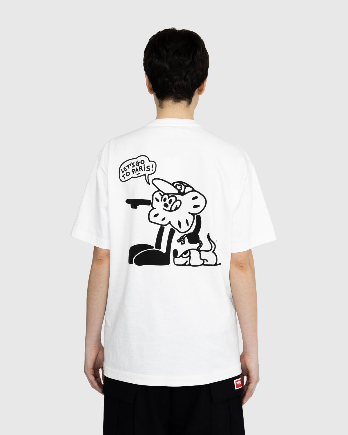 Kenzo – Graphic T-Shirt White - T-Shirts - Beige - Image 4