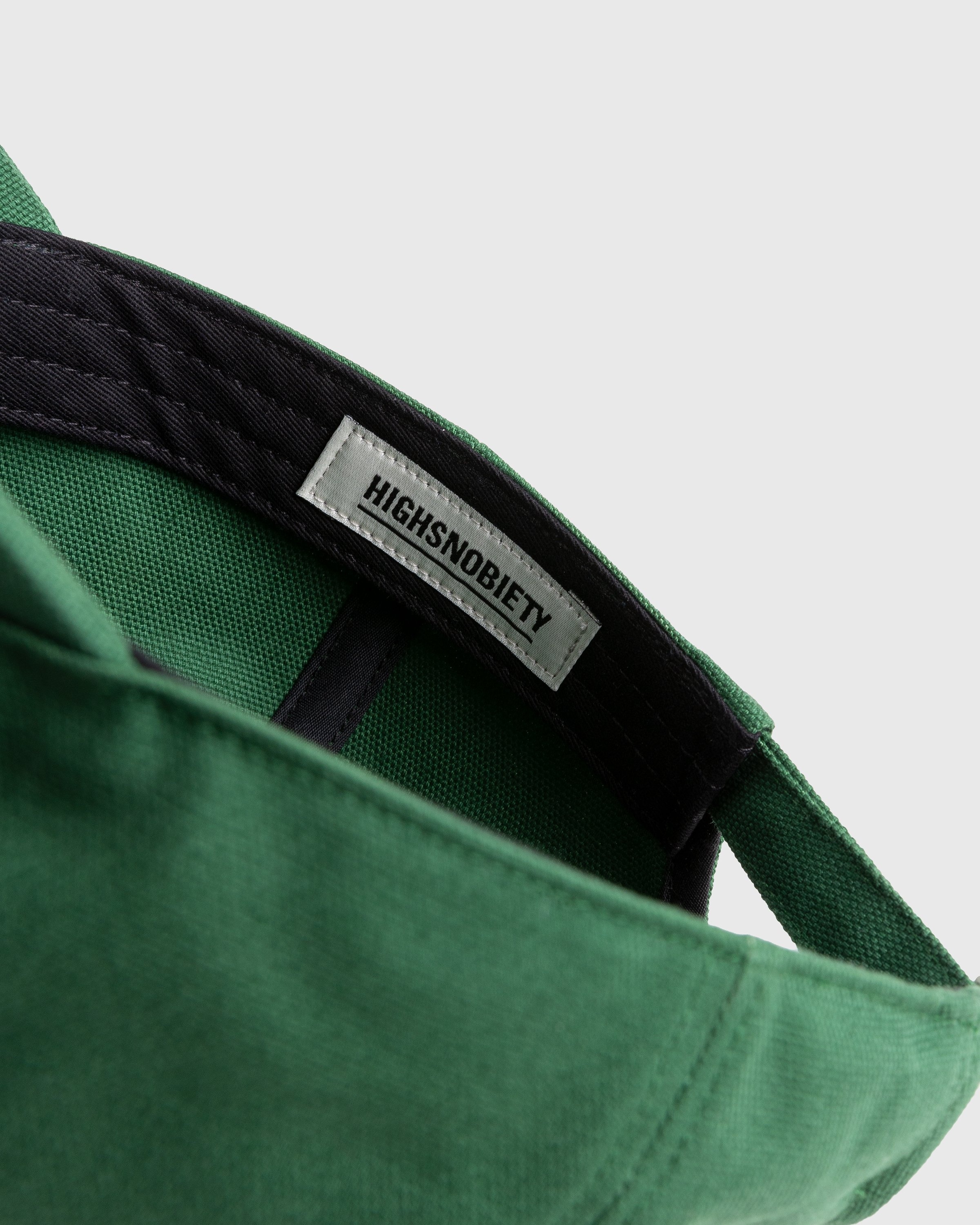 RUF x Highsnobiety – Logo Cap Green - Hats - Green - Image 4
