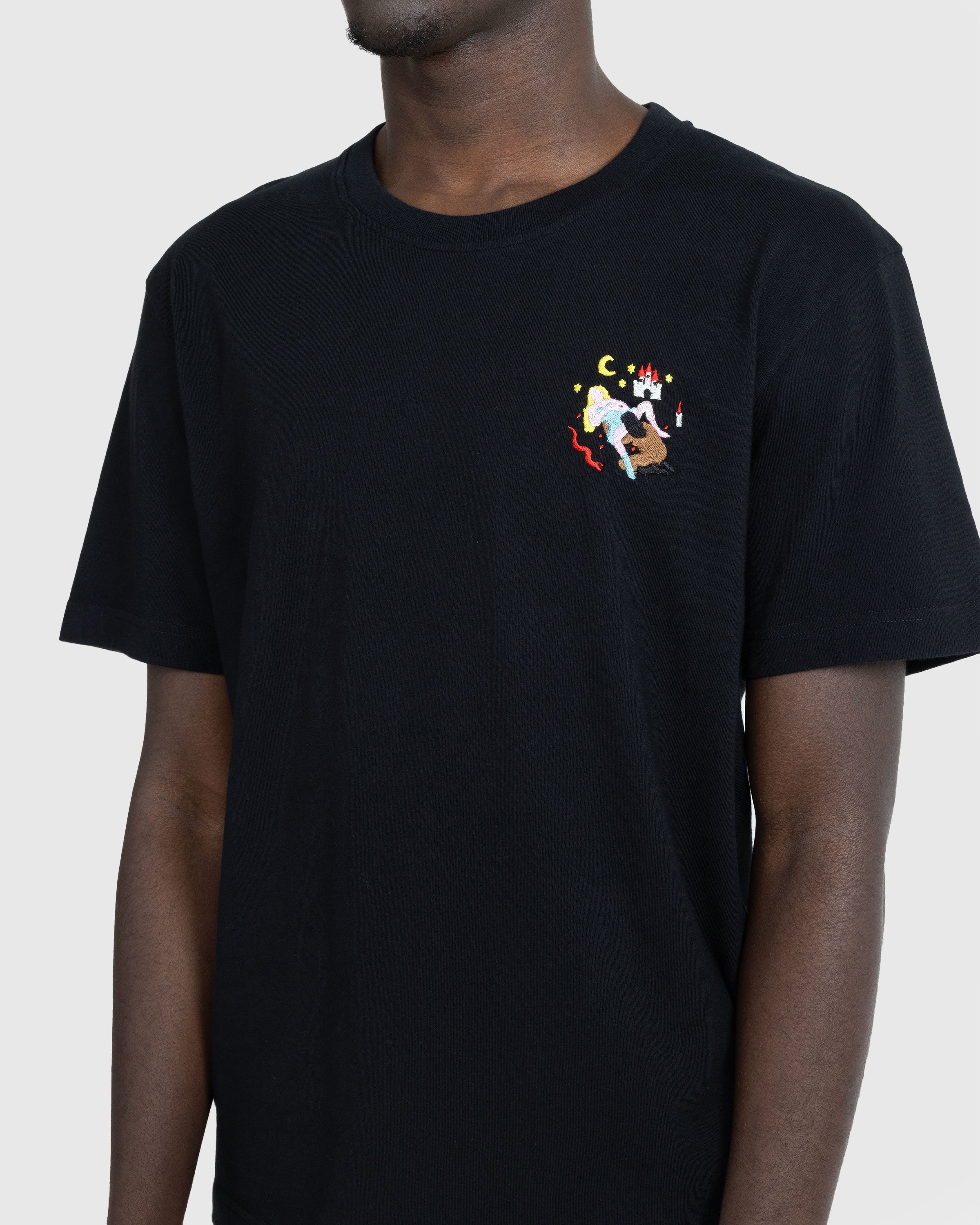 Carne Bollente – Middle Edging T-Shirt Black - T-shirts - Black - Image 4