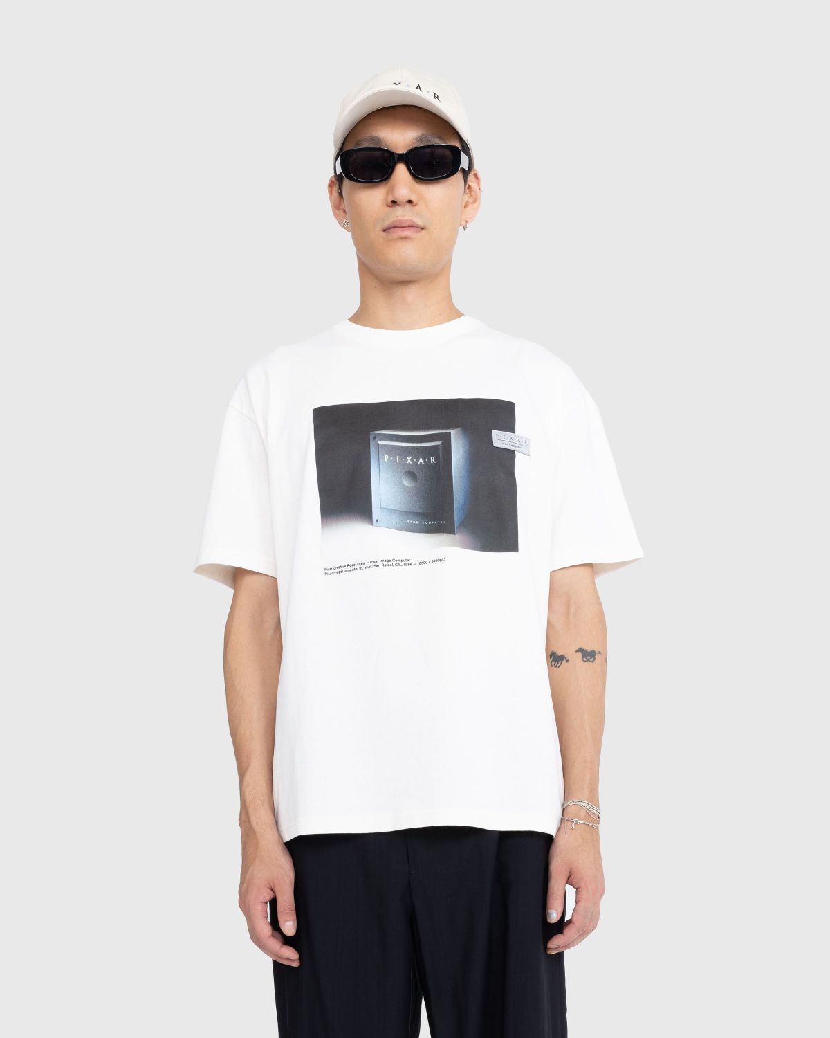 Highsnobiety x Pixar – Pixar Image Computer T-Shirt Off-White - Tops - Beige - Image 3