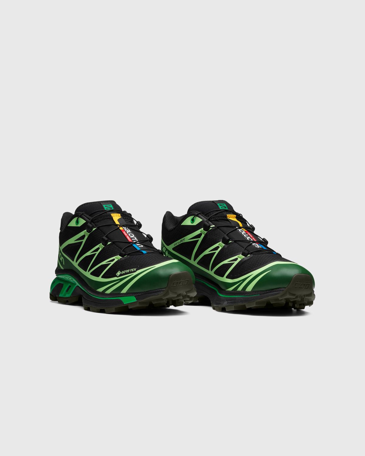 Salomon – XT-6 GTX Black/Eden/Green Ash - Sneakers - Multi - Image 2