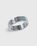 Maison Margiela – Logo Ring Silver - Jewelry - Silver - Image 1