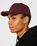 Highsnobiety – Staples Cap Burgundy - Hats - Red - Image 5