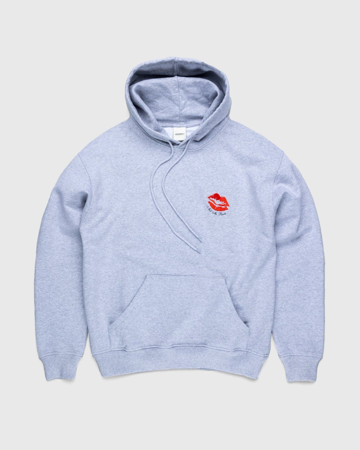 Highsnobiety – Not In Paris 3 Kiss Hoodie Grey - Sweats - Grey - Image 1
