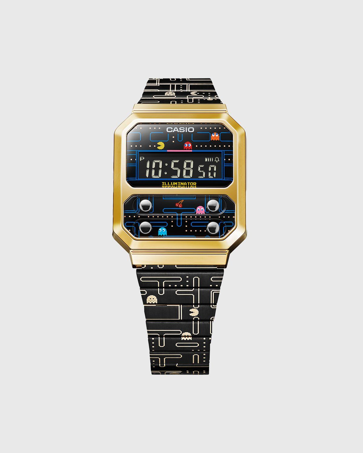 Casio – A100WEPC Vintage Pac-Man Black - Watches - Black - Image 1