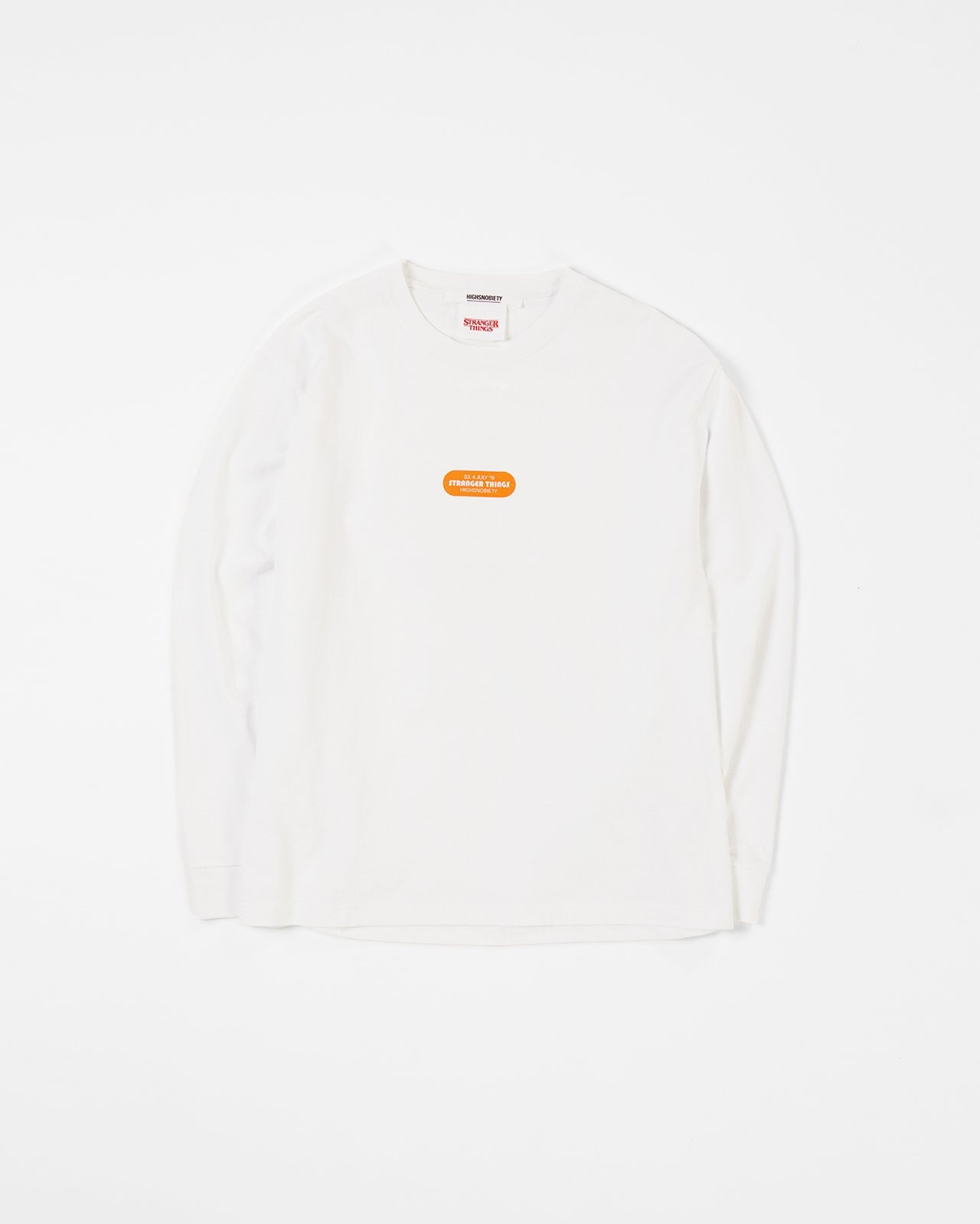 Highsnobiety – Stranger Things Episodes Long Sleeve White - Longsleeves - White - Image 1