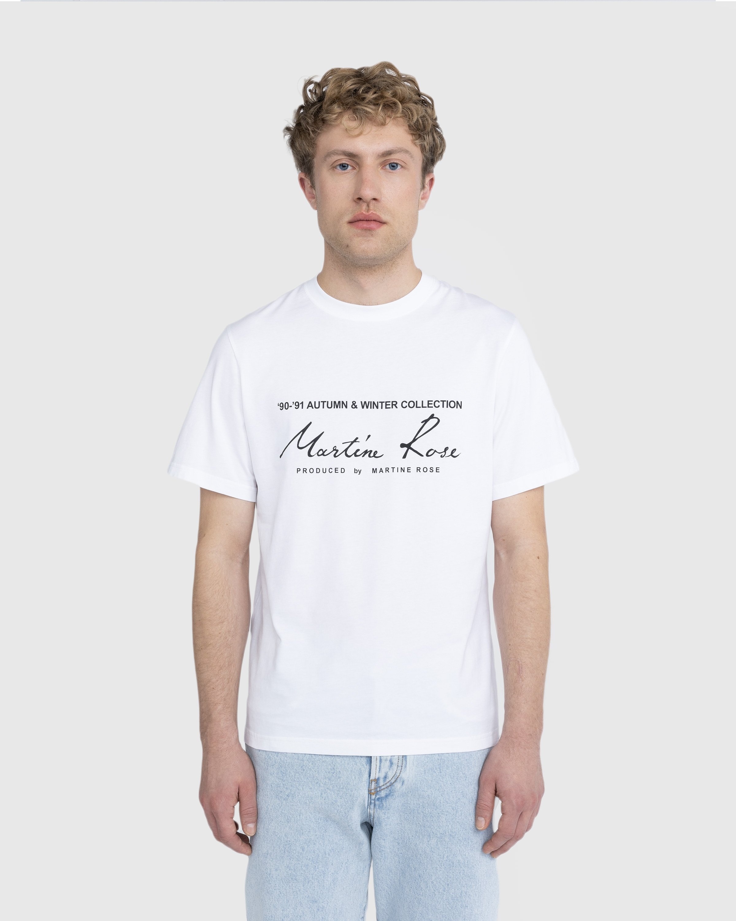 Martine Rose – Classic S/S T-Shirt White - Tops - White - Image 2