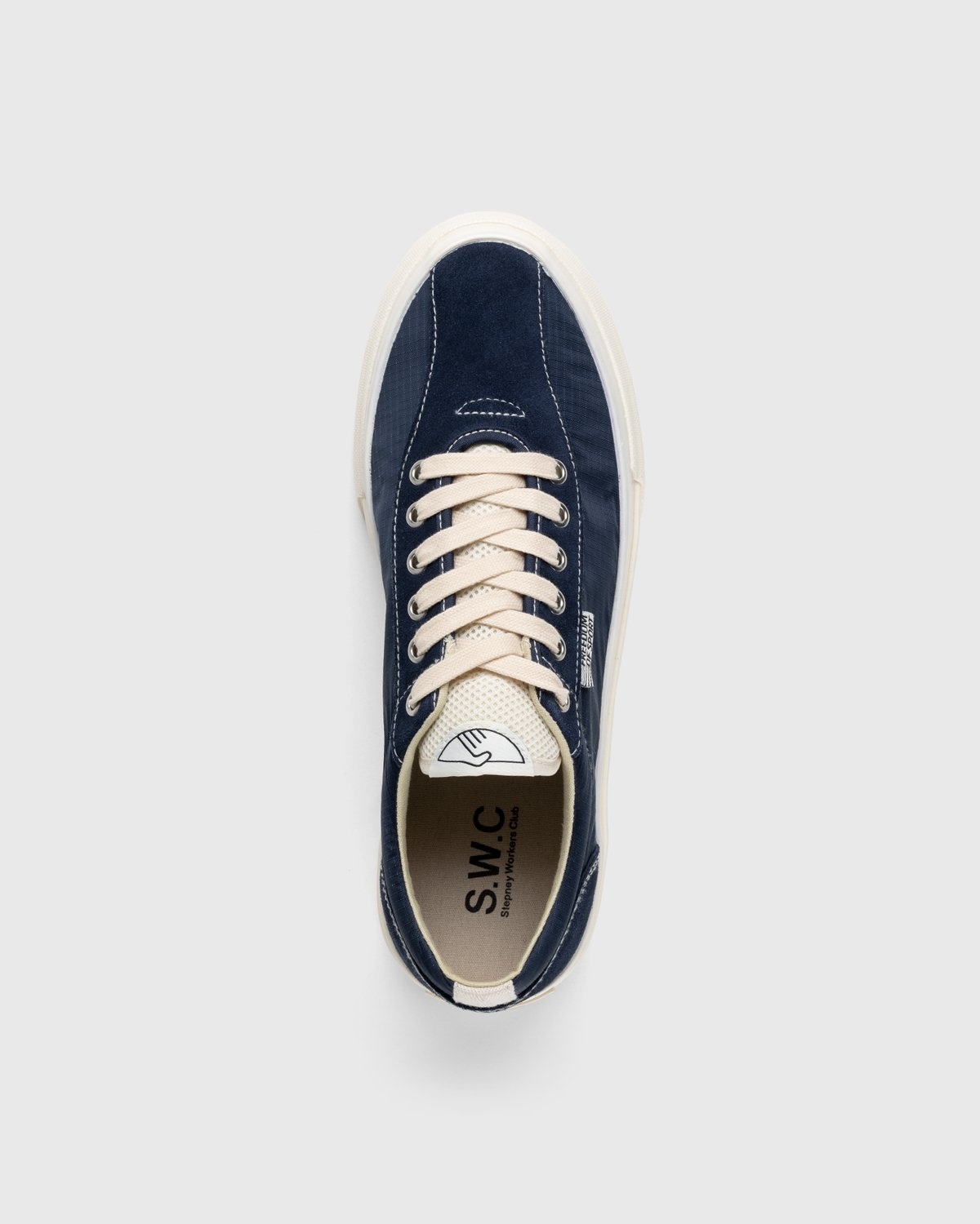 Stepney Workers Club – Dellow Track Ripstop Navy - Sneakers - Blue - Image 5