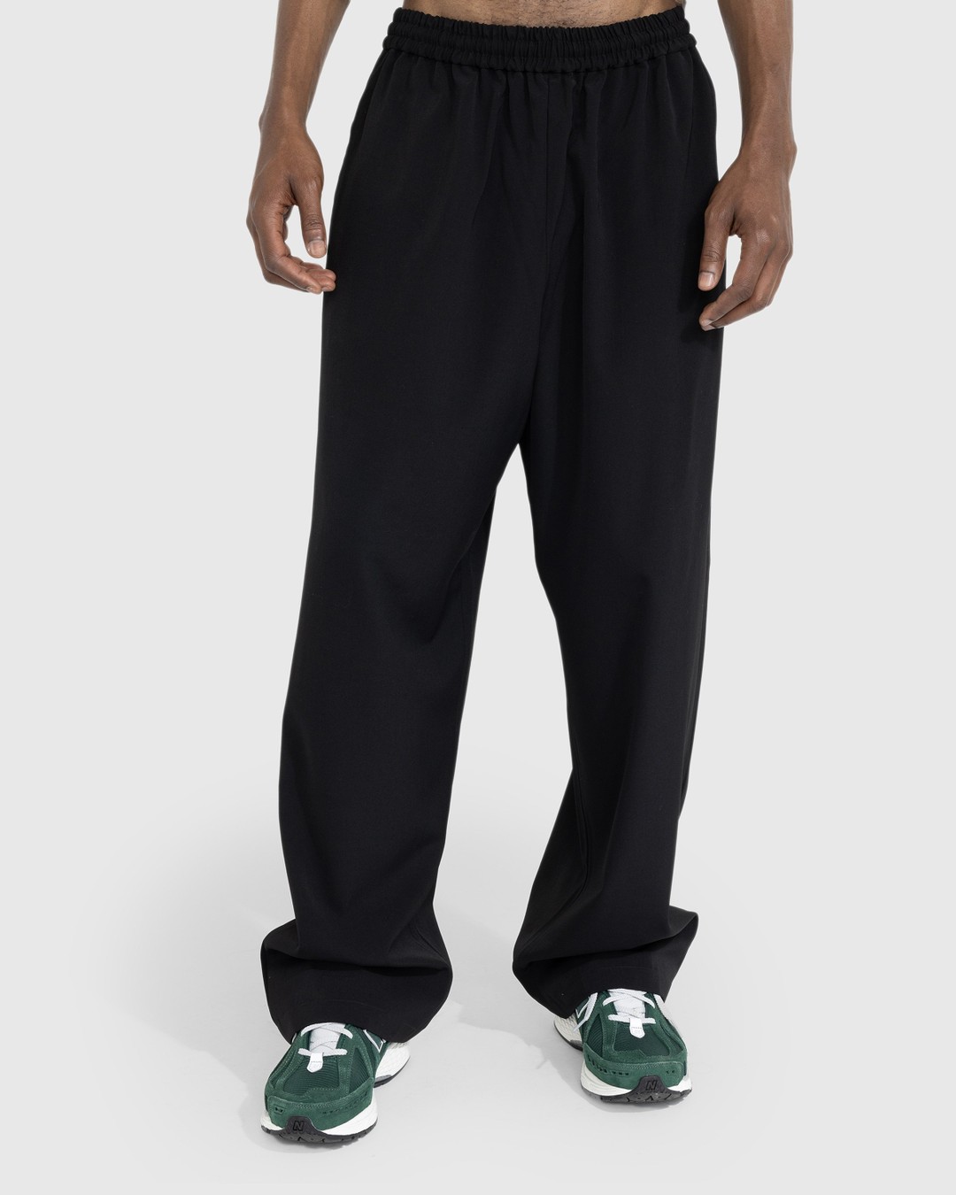 Acne Studios – Relaxed Fit Trousers Black - Pants - Black - Image 2