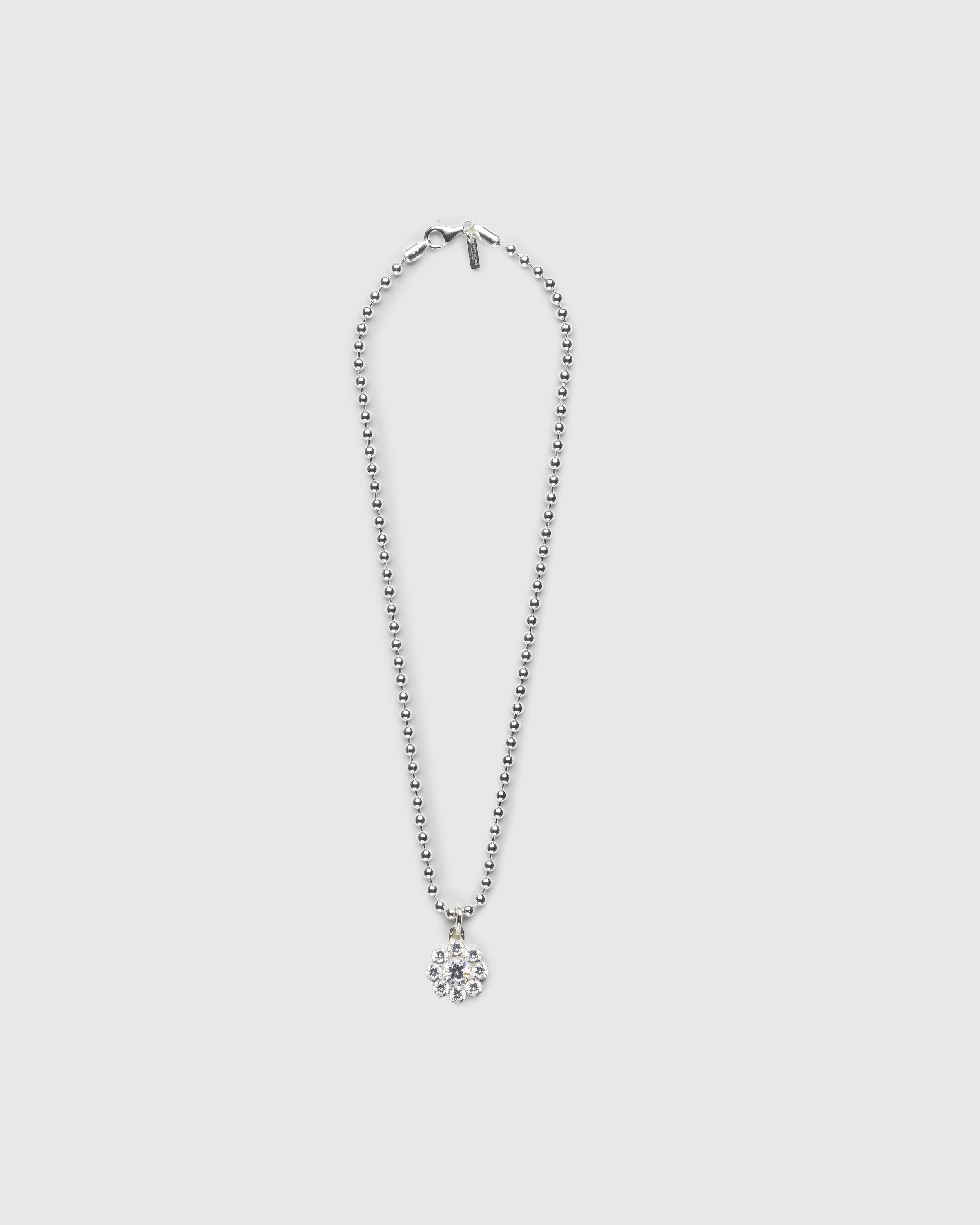 Hatton Labs – Daisy Pendant Necklace Silver/White - Jewelry - Multi - Image 1