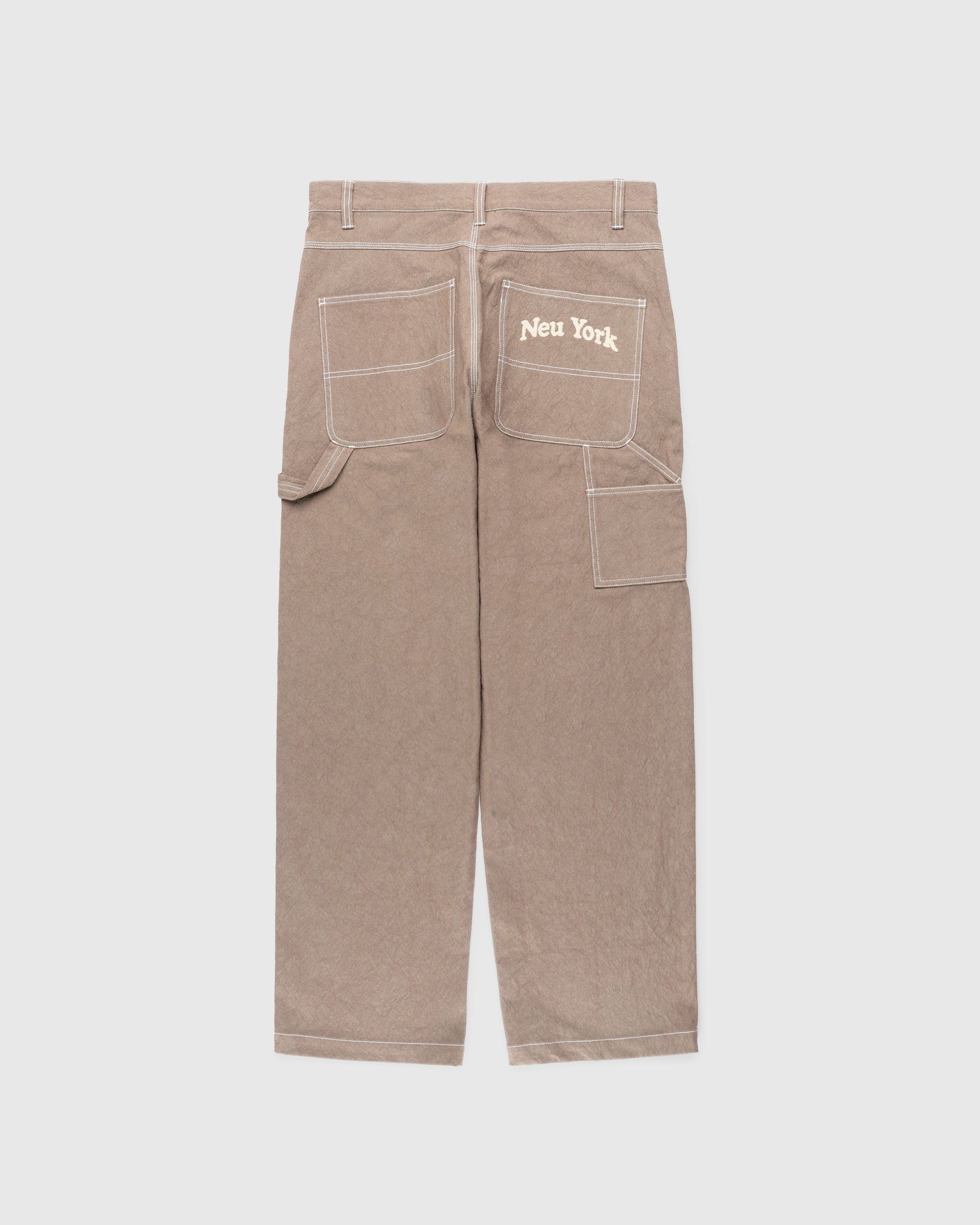 Highsnobiety Neu York Carpenter Pants Brown Highsnobiety Shop