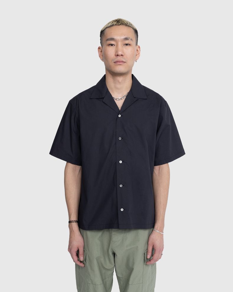 Highsnobiety – Poplin Short-Sleeve Shirt Black | Highsnobiety Shop