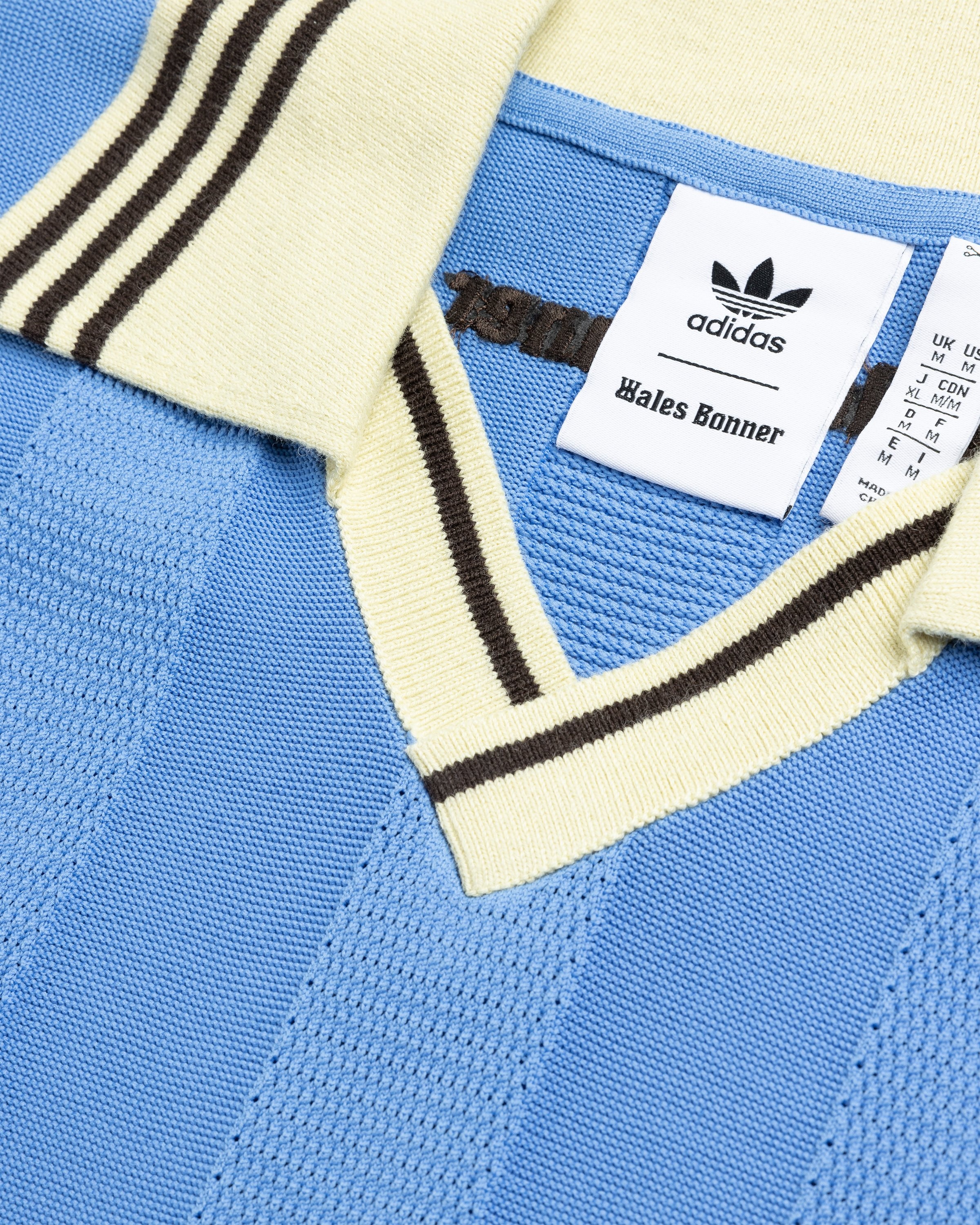 Adidas x Wales Bonner – Knit Football Long-Sleeve Lucky Blue - Longsleeves - Blue - Image 6