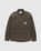 Wiles Check Shirt Jacket Yellow