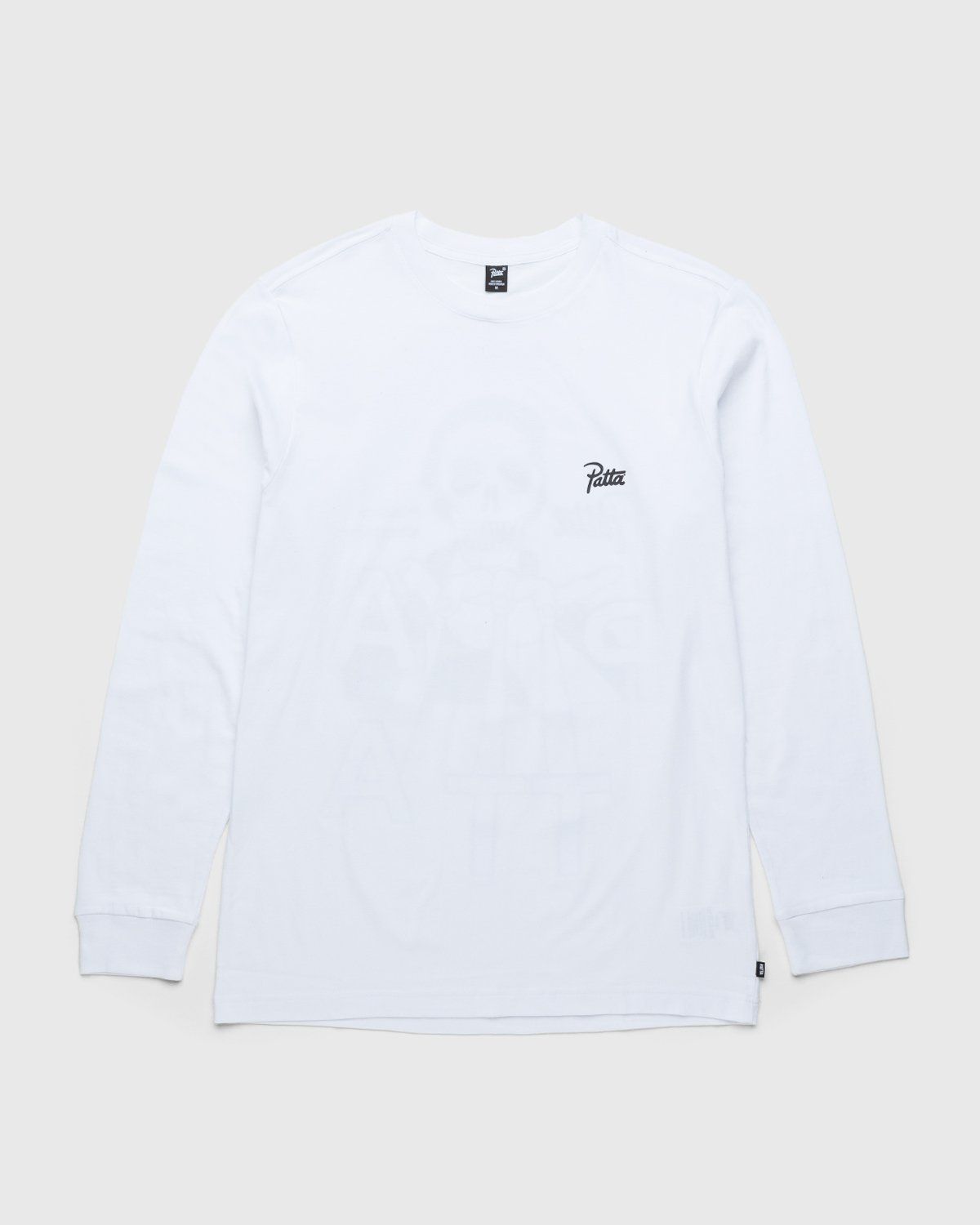 Patta – Positive Vibrations Longsleeve White - Longsleeves - White - Image 2