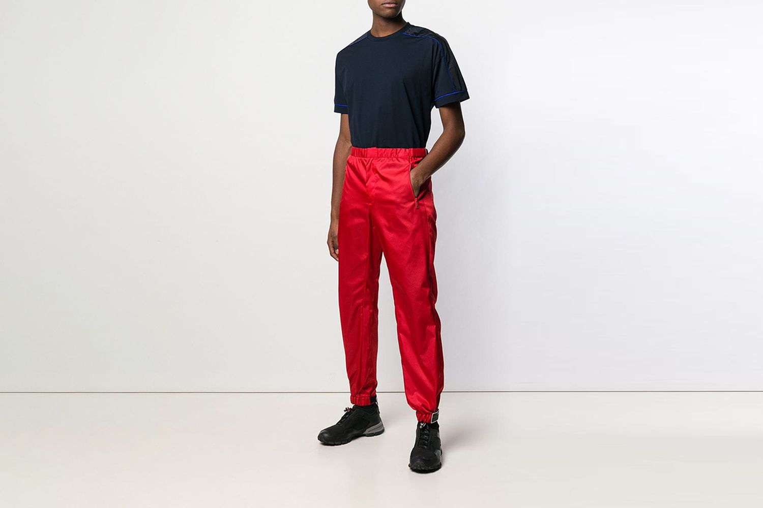 Shiny Tapered Trousers