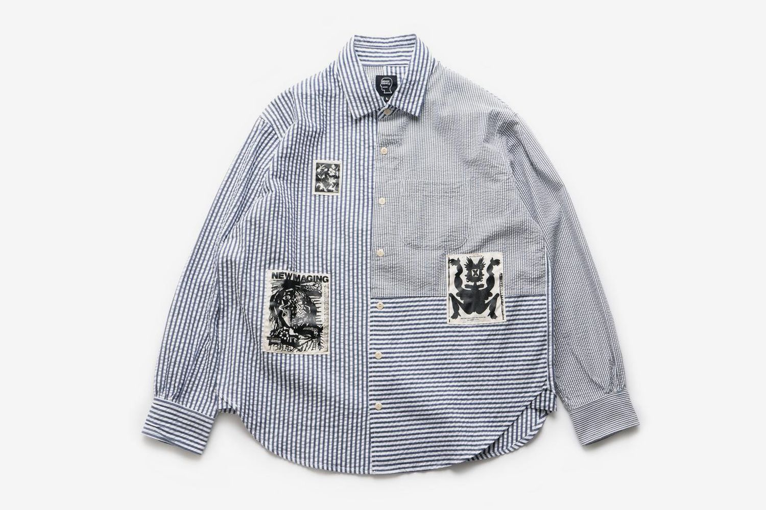 Paneled Button Up