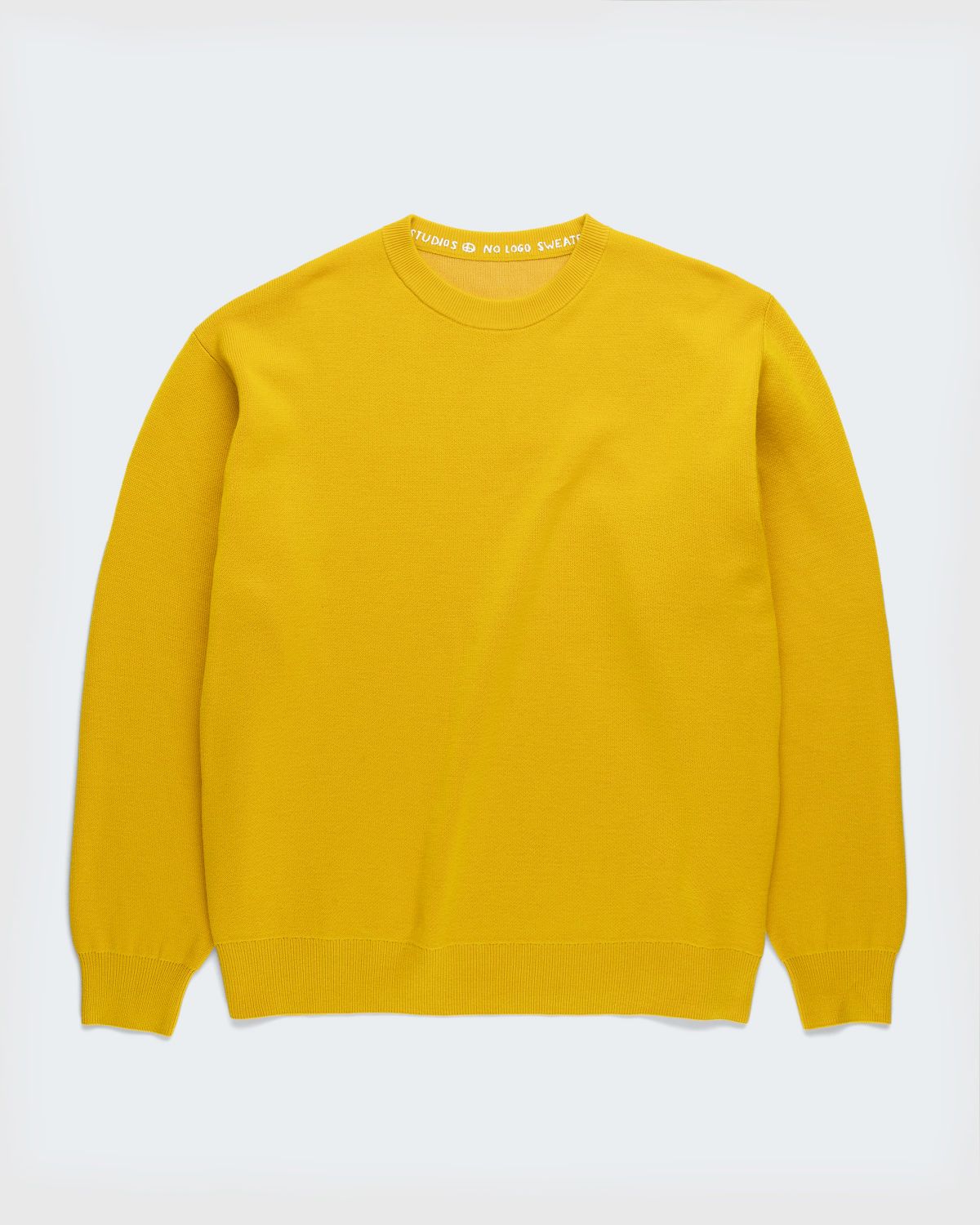 Acne Studios – Merino Wool Crewneck Sweater Yellow - Knitwear - Yellow - Image 1