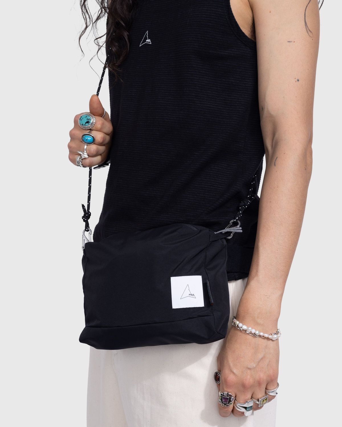 ROA – Waterproof Crossbody Bag Black - Bags - Black - Image 3