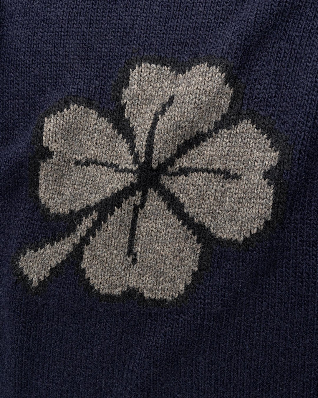 Our Legacy – Popover Roundneck Lucky Clover Navy | Highsnobiety Shop