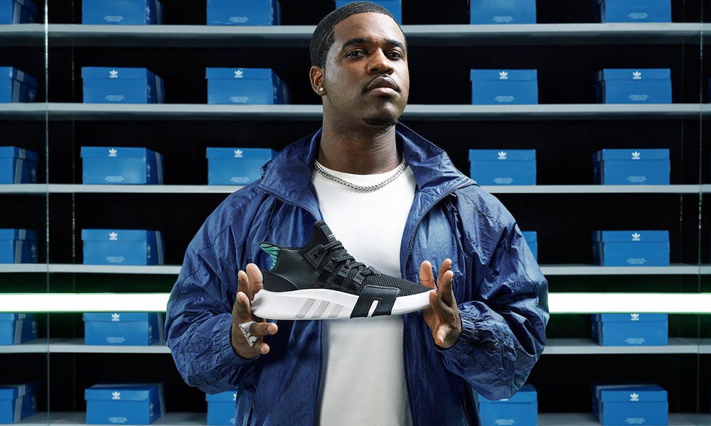 eqt basketball adv on feet