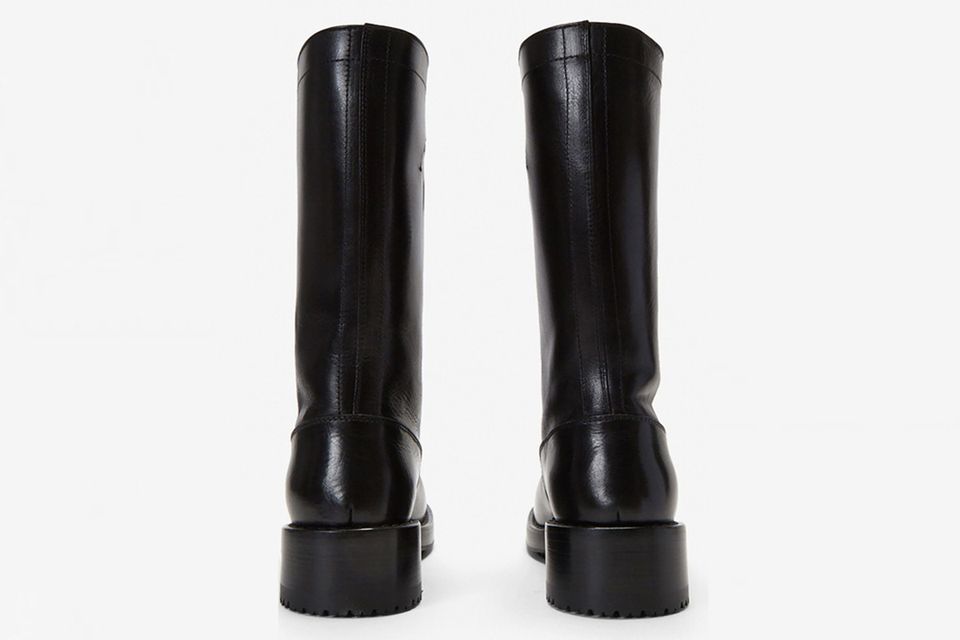 Raf Simons' Cut-Out Black Leather Smiley Boots: How to Cop