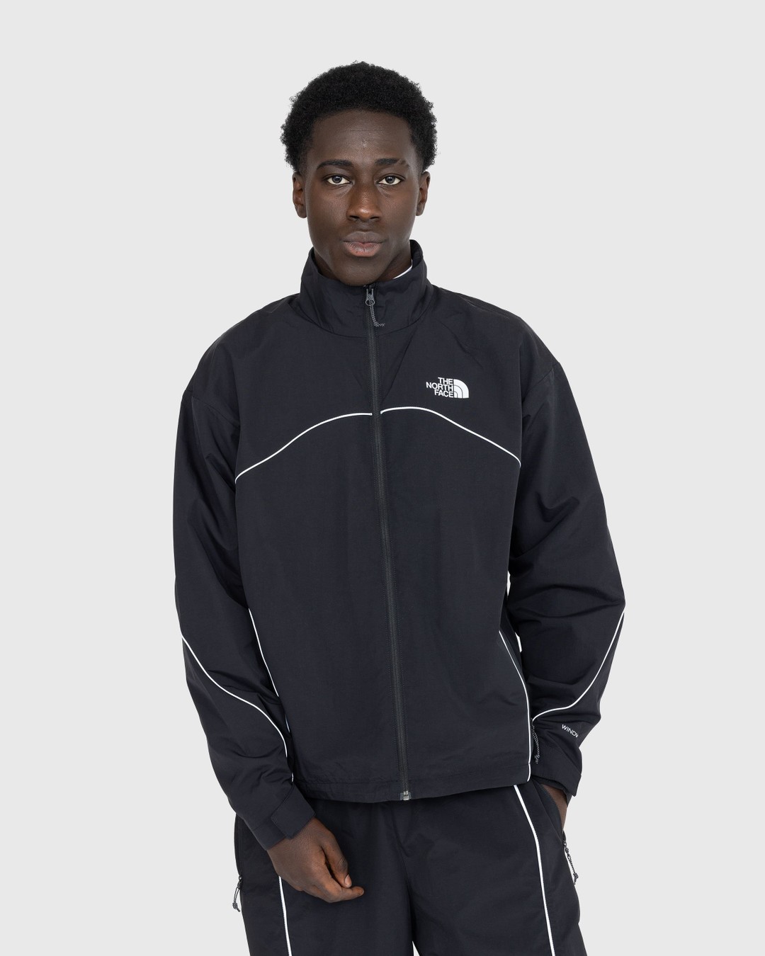 The North Face – Tek Piping Wind Jacket TNF Black | Highsnobiety Shop