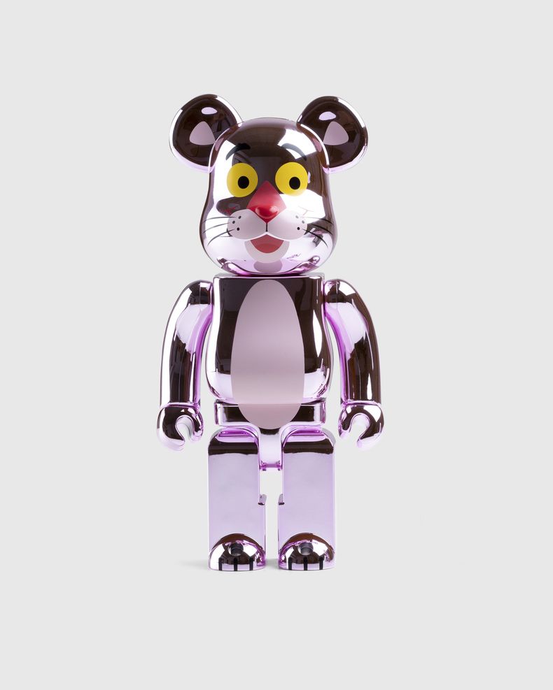 Be@rbrick Pink Panther 1000% Chrome Version