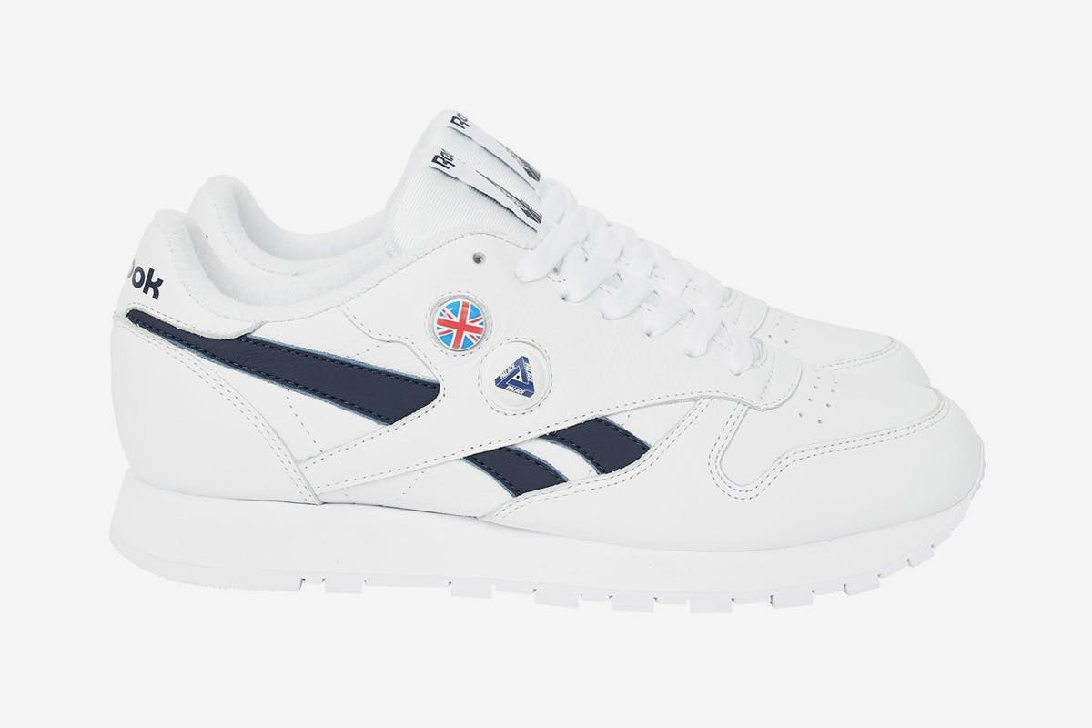 palace x reebok classic leather pump