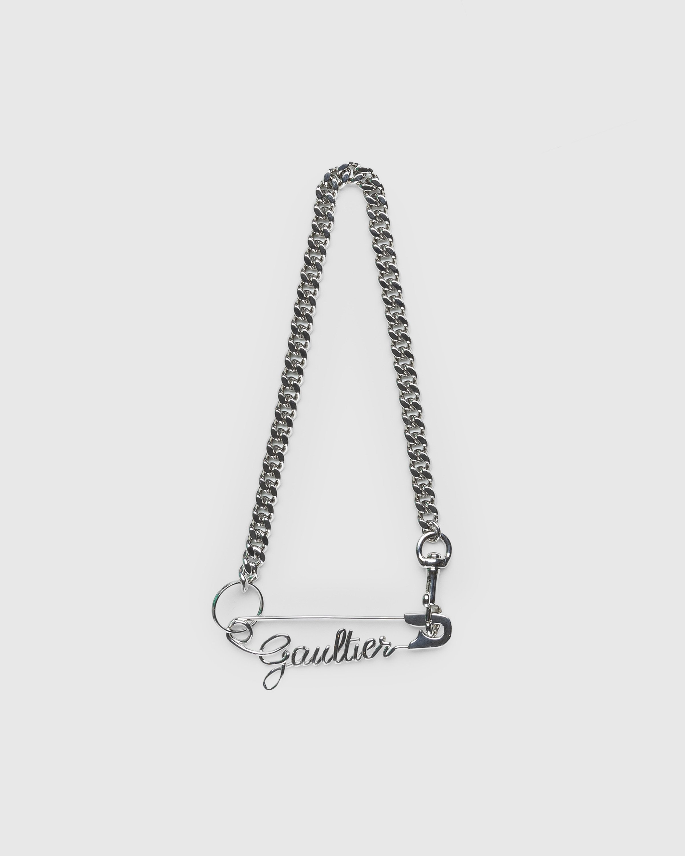 Jean Paul Gaultier – Safety Pin Gaultier Necklace Silver - Jewelry - Silver - Image 1