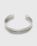 Jil Sander – Engraved Logo Band Bracelet Silver - Bracelets - Silver - Image 1