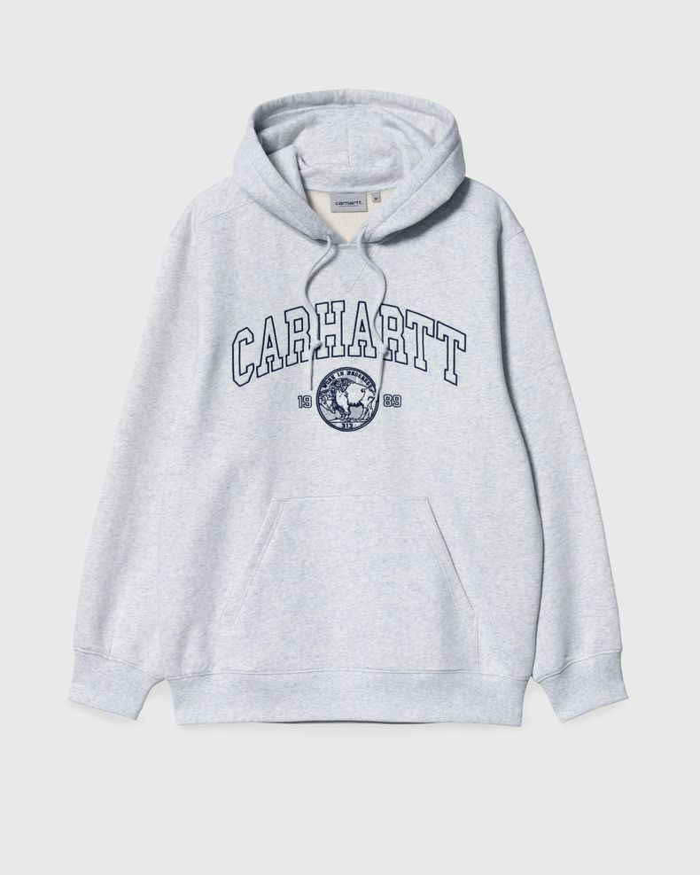 Carhartt WIP – Coin Hoodie Ash Heather/Atom Blue