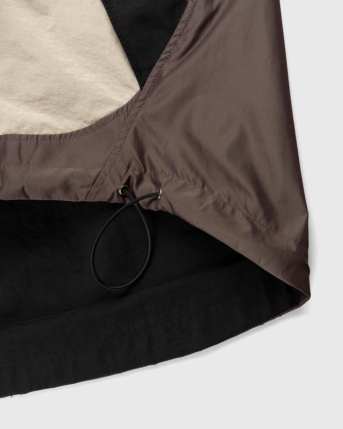 Arnar Mar Jonsson – Texlon Composition Outerwear Jacket Beige Chocolate Black - Outerwear - Black - Image 6