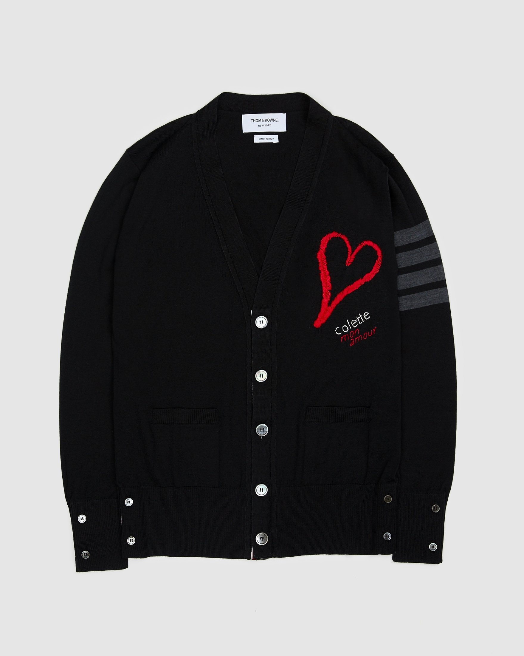 Thom browne black cardigan store