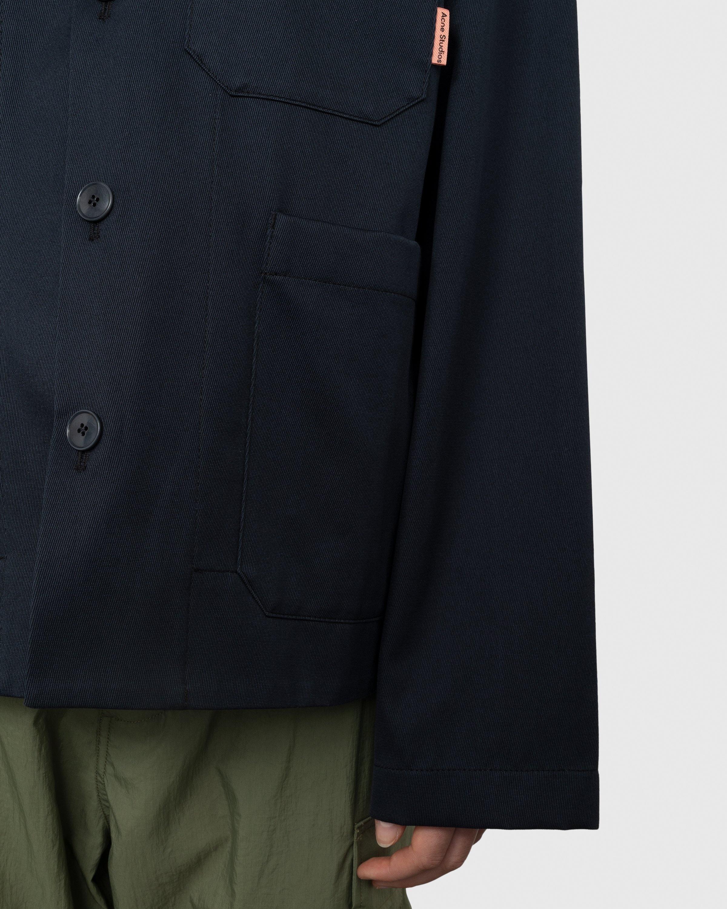Acne studios blue coat sale