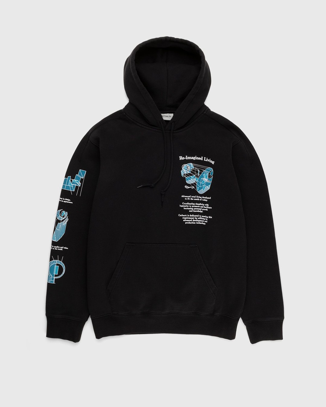 Carhartt WIP – Hooded Living Sweat Black - Sweats - Black - Image 1