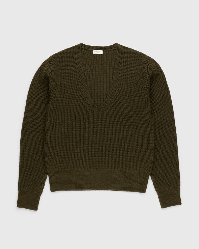 Dries van Noten – Newton Merino Sweater Green