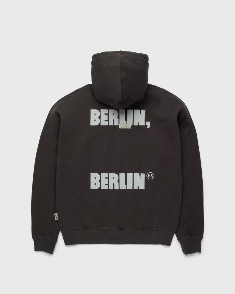BERLIN, BERLIN 3 Zip Hoodie Black