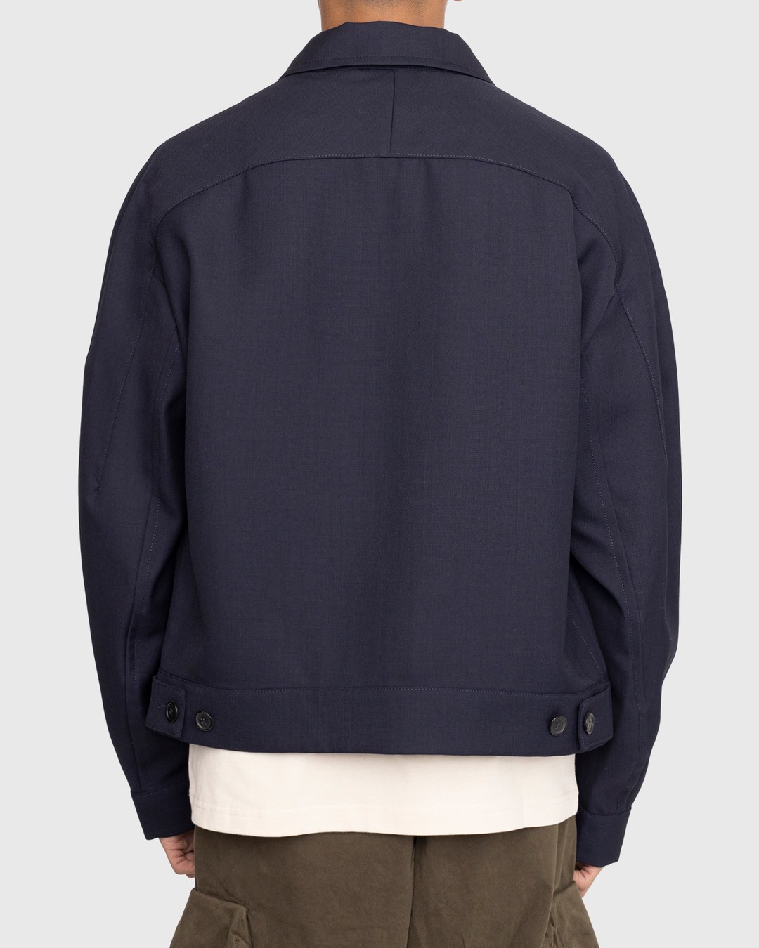 JACQUEMUS – Le Blouson Linu Navy - Outerwear - Blue - Image 4