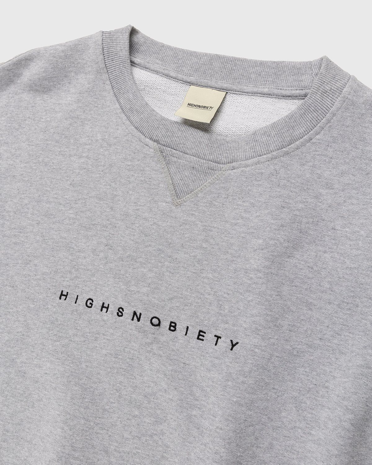 Highsnobiety – Staples Crew Heather Grey - Sweatshirts - Grey - Image 3