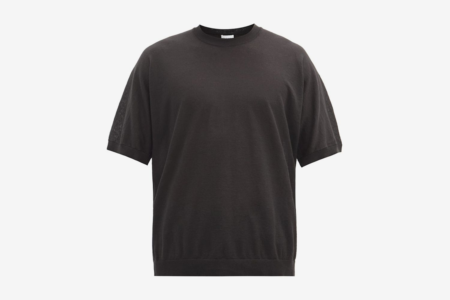 Oversized Linen-Blend T-Shirt