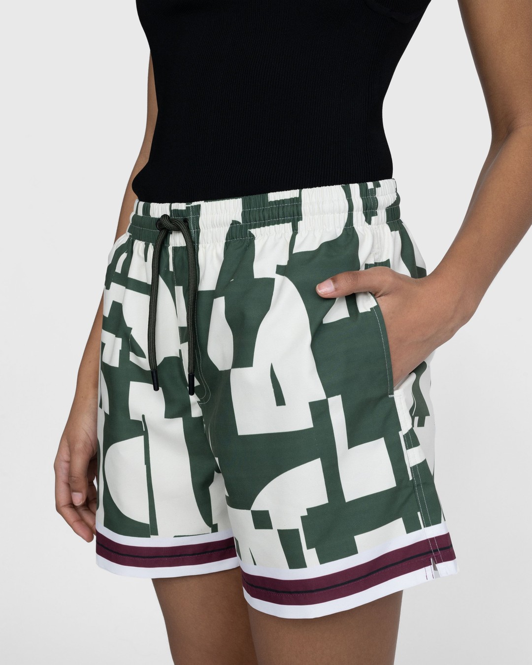 Dries van Noten – Phibbs Swim Shorts Dessin C - Swimwear - Green - Image 5