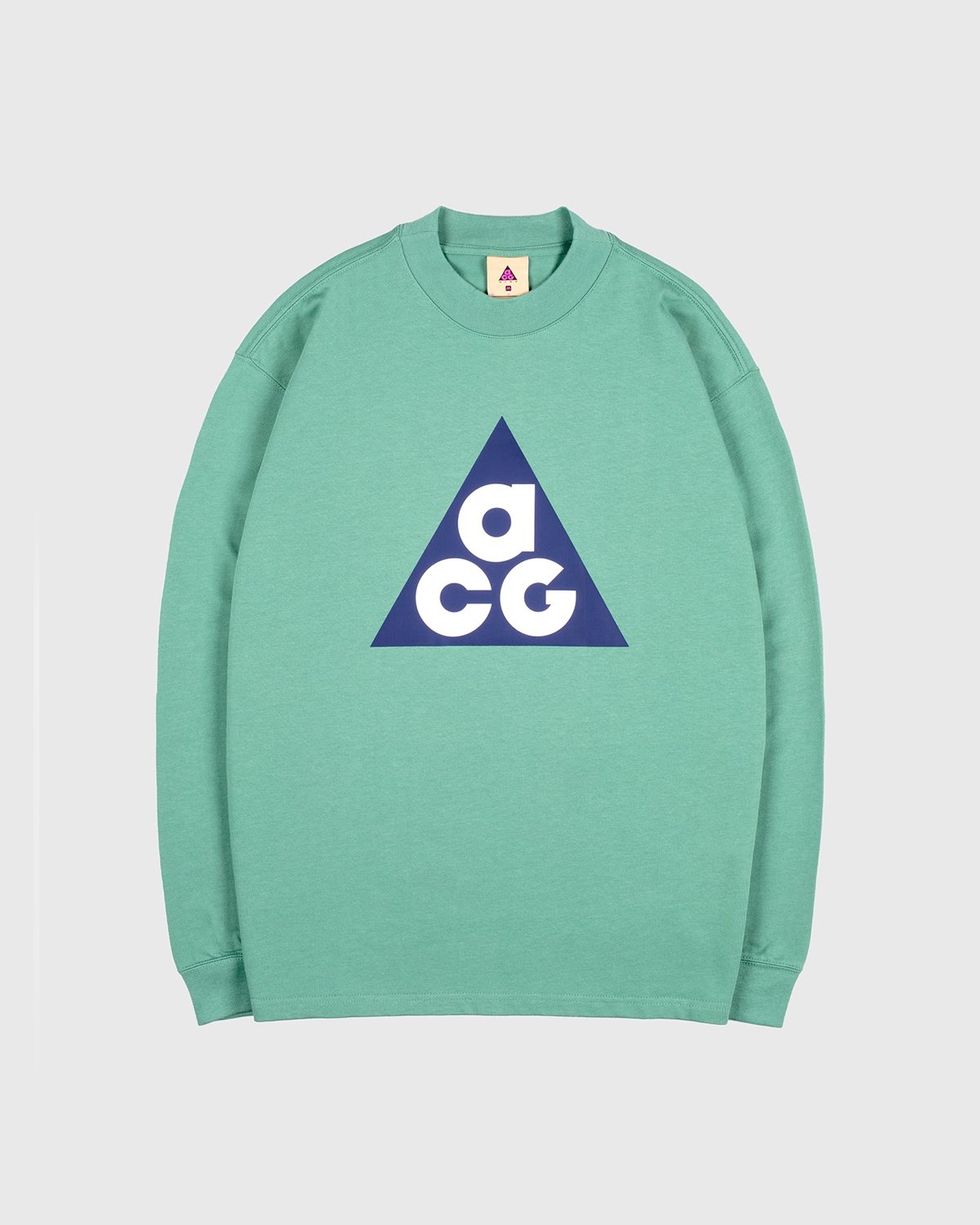 Nike ACG – M NRG ACG LS Big Tee Green - Tops - Green - Image 1