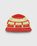 Acne Studios – Checkerboard Face Beanie Red