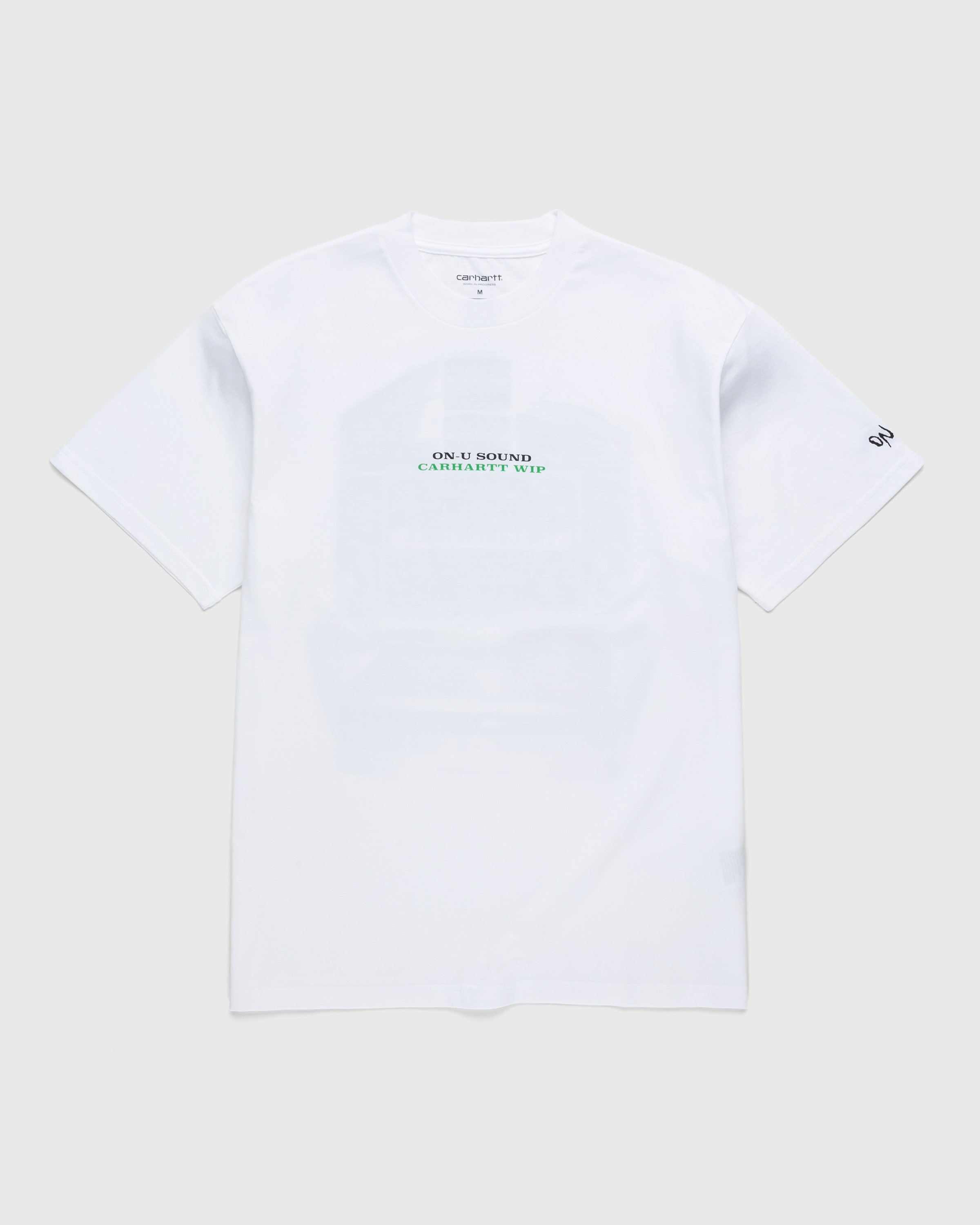 Carhartt WIP – On-U Sound T-Shirt White - Tops - White - Image 1