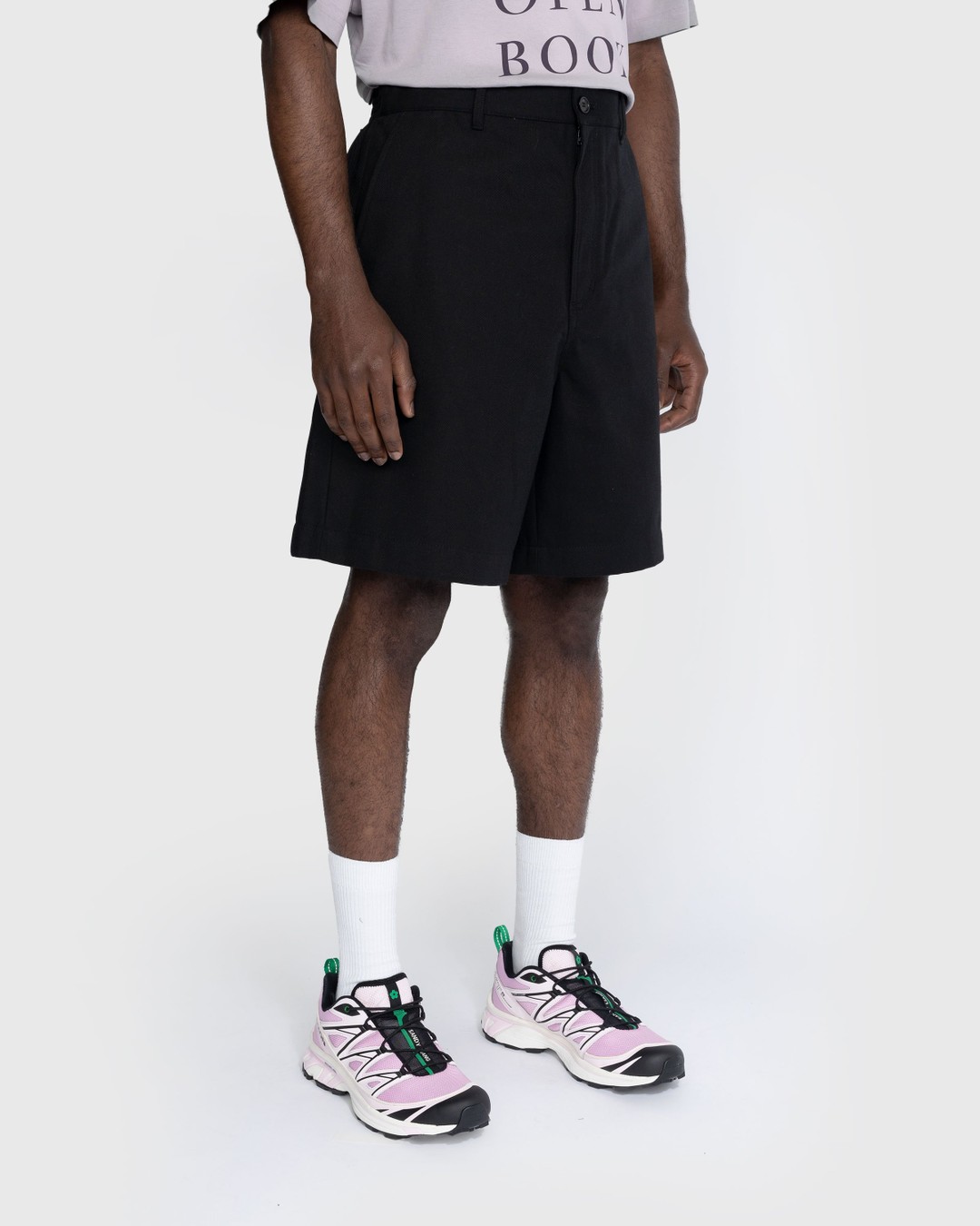 Acne Studios – Regular Fit Shorts Black - Shorts - Black - Image 4