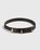 Lemaire – Minimal Western Belt Dark Brown