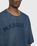 Maison Margiela – Heavy Jersey Logo T-Shirt Blue - Tops - Blue - Image 4