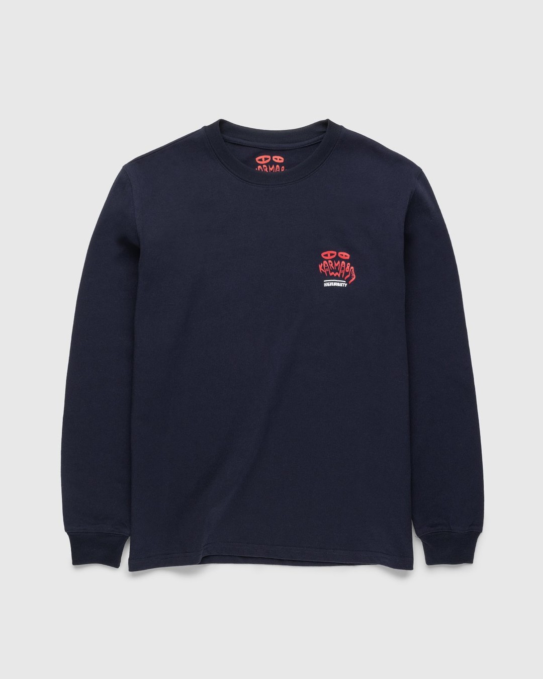 KARMA8A x Highsnobiety – HS Sports High Longsleeve Blue - Longsleeves - Blue - Image 2